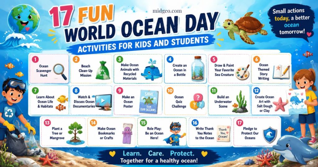 17 Fun World Ocean Day Activities for Kids and Students