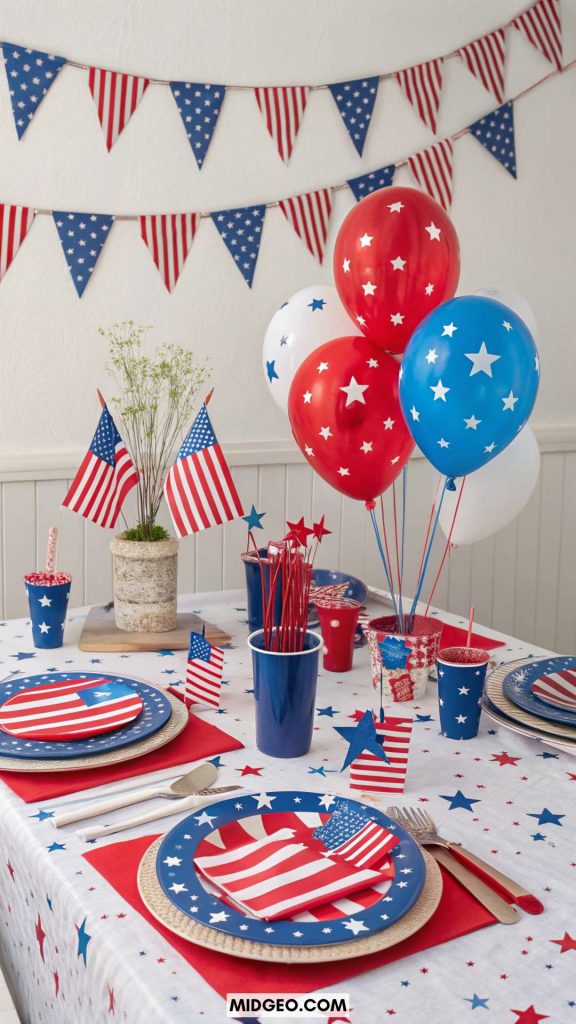 Eye-Catching 4th of July Decorations to Wow Your Guests 4 4th of july party ideas decorations table settings