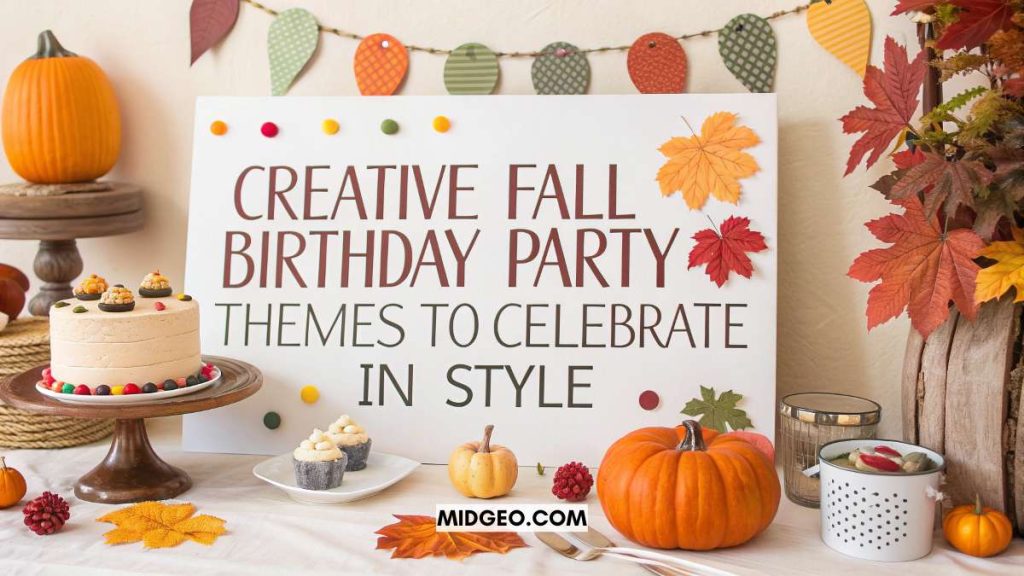 Unforgettable Fall Birthday Party Ideas: Themes, Food & Fun Activities 2 Creative Fall Birthday Party Themes to Celebrate in Style