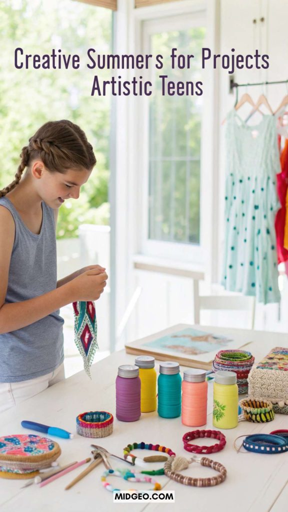 25 Summer Ideas for Teenagers to Beat Boredom Fast 3 Creative Summer Projects for Artistic Teens