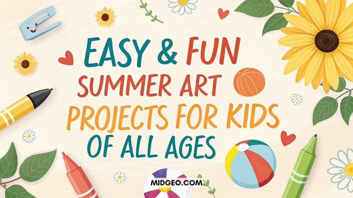 Easy & Fun Summer Art Projects for Kids of All Ages 1 Easy Fun Summer Art Projects for Kids of All Ages