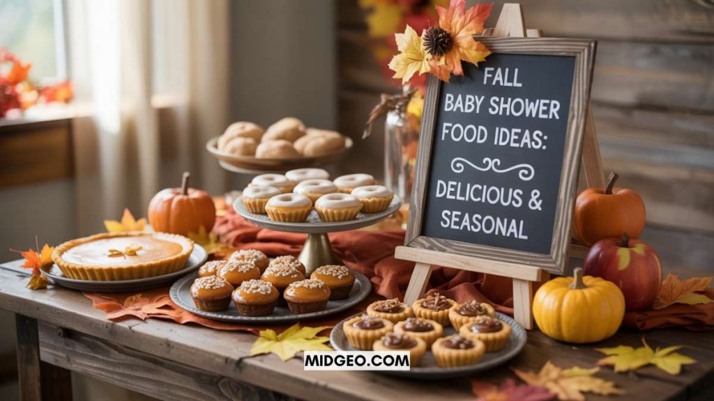 Chic & Cozy Fall Baby Shower Ideas and Themes 3 Fall Baby Shower Food Ideas Delicious Seasonal