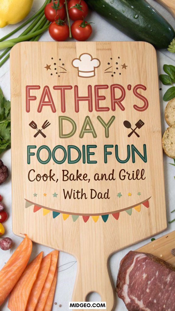 27 Fun Father's Day Activities to Make Dad Smile 4 Fathers Day Foodie Fun Cook Bake Grill with Dad