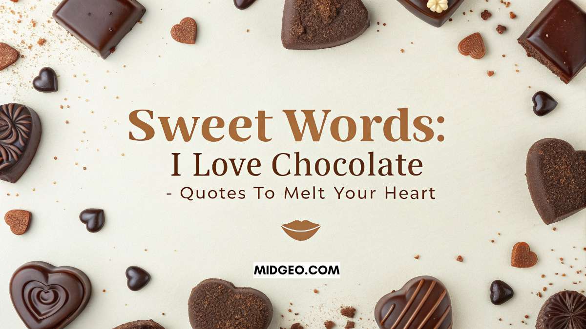 Sweet Words: I Love Chocolate Quotes to Melt Your Heart 1 I Love Chocolate Quotes to Melt Your Heart
