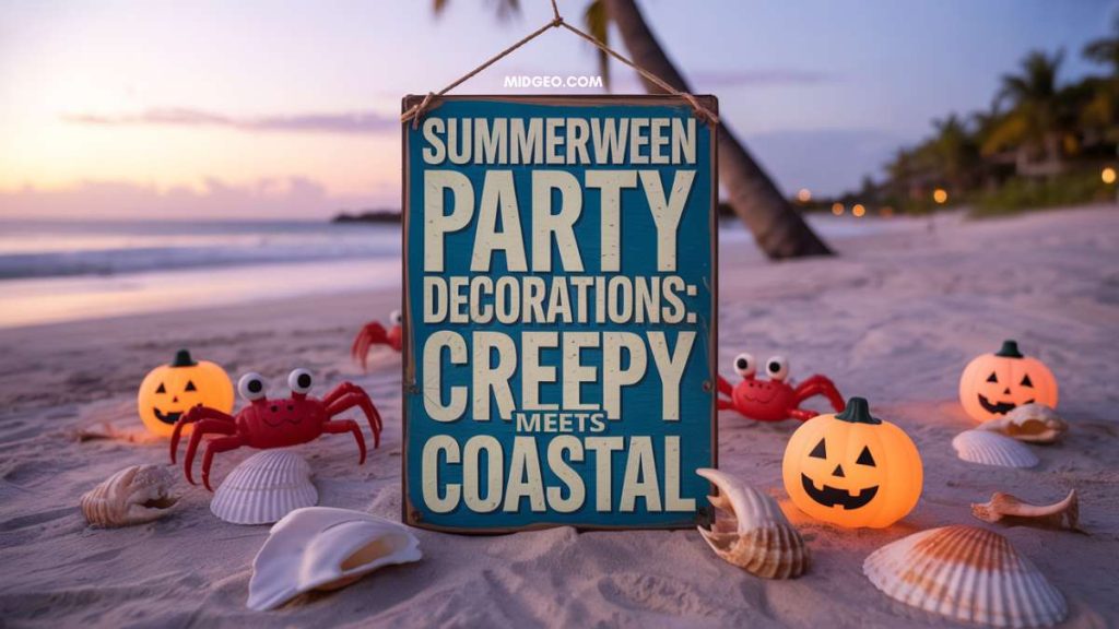 Spooktacular Summerween Party Ideas to Try This Year 2 Summerween Party Decorations Creepy Meets Coastal