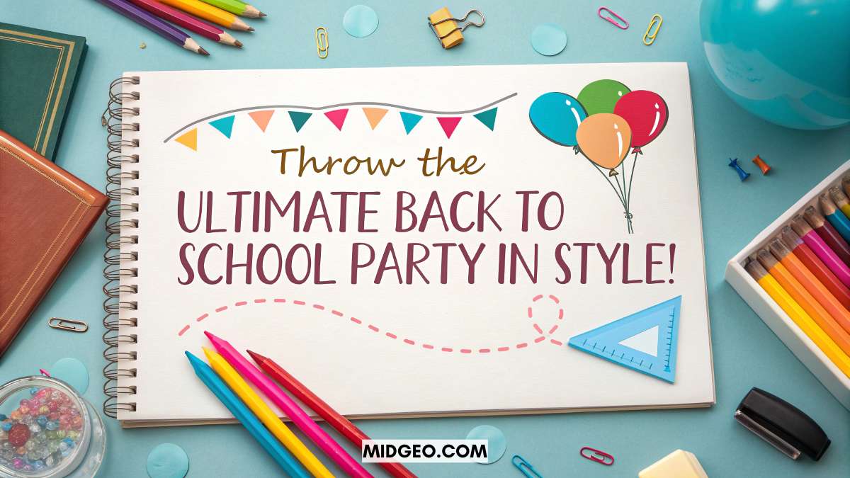 Throw the Ultimate Back to School Party in Style