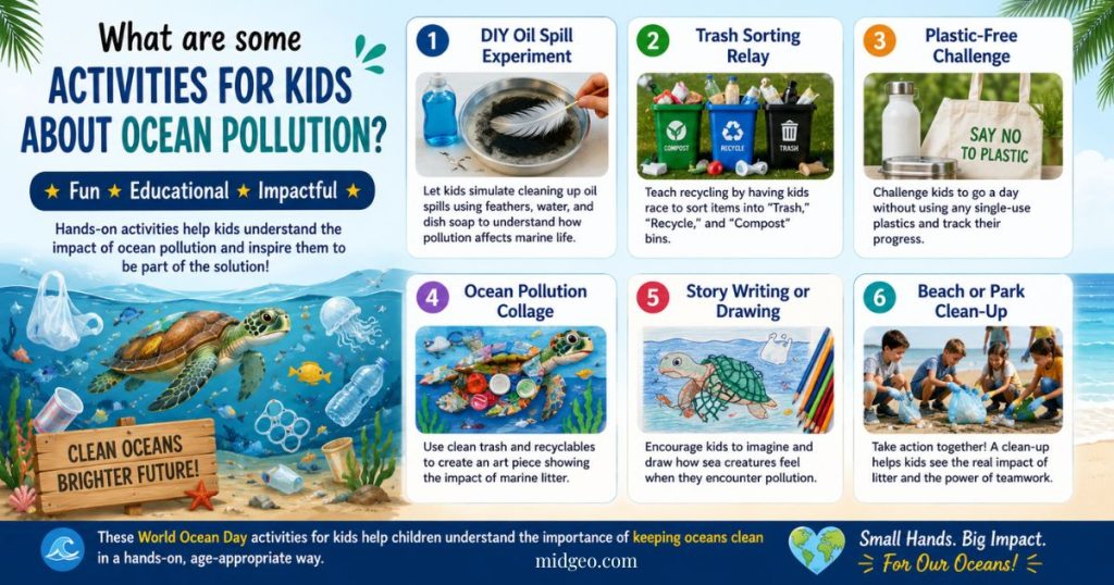 What are some activities for kids about ocean pollution