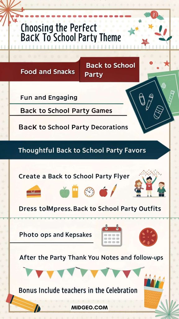 how to throw a back to school party