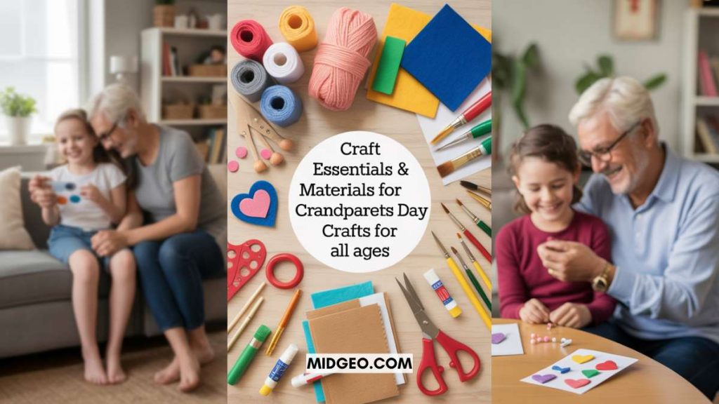 Creative Grandparents Day Crafts Ideas for Kids 2 Craft Essentials Materials for Creative Grandparents Day Crafts for All Ages