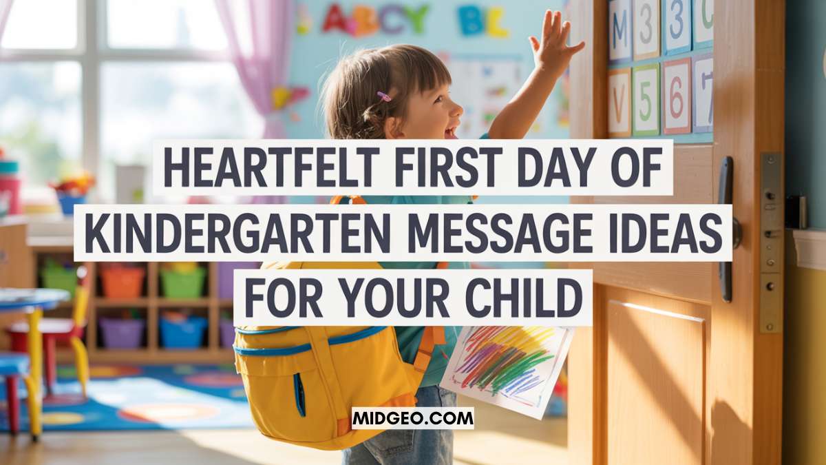 Heartfelt First Day of Kindergarten Message Ideas for Your Child 1 Heartfelt First Day of Kindergarten Message Ideas for Your Child