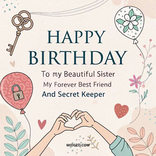 Special Birthday Wishes for Sister to Make Her Smile 2 special birthday wishes for sister