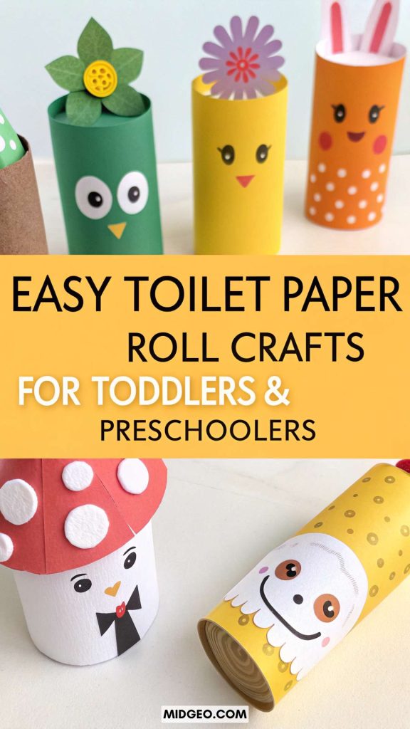 70 Creative Toilet Paper Roll Crafts for All Ages 3 Easy Toilet Paper Roll Crafts for Toddlers & Preschoolers