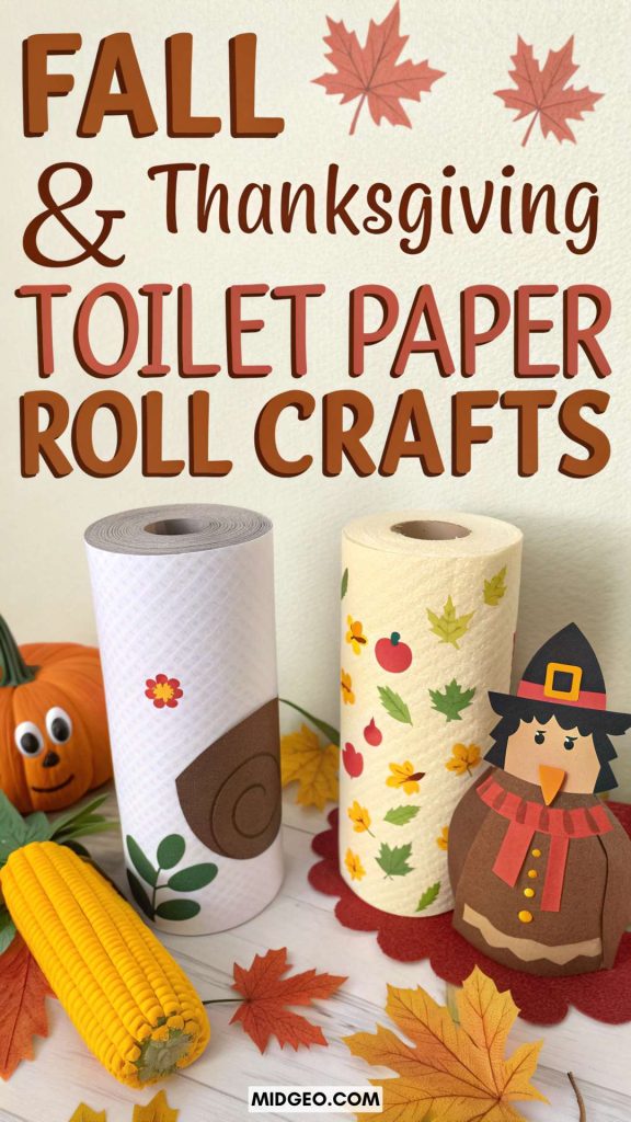 70 Creative Toilet Paper Roll Crafts for All Ages 8 Fall Thanksgiving Toilet Paper Roll Crafts