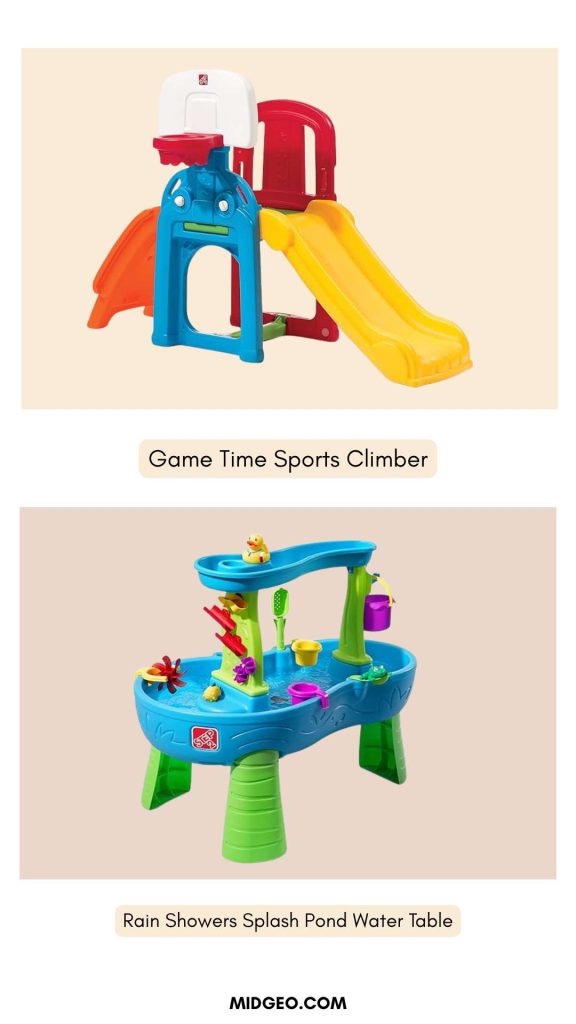 Game Time Sports Climber Rain Showers Splash Pond Water Table