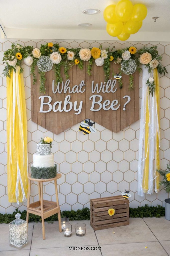 Sweet Bee Themed Baby Shower Ideas You’ll Love 4 bee themed baby shower decor stunning backdrops