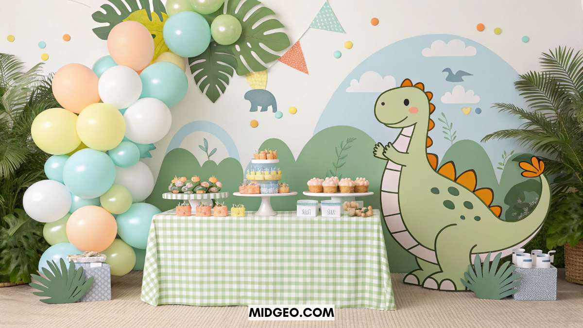 dinosaur themed baby shower ideas