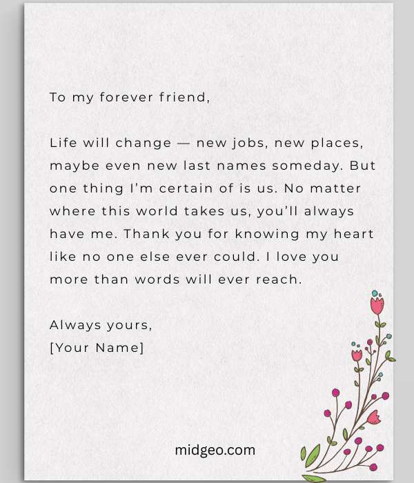 Emotional Letter to Best Friend Ideas (2025): Deep Words That Heal 3 heartfelt letter to best friend