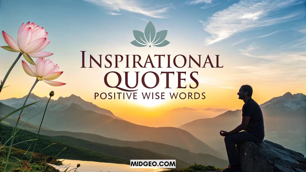 100 Inspirational Quotes: Positive Wise Words to Uplift Your Day 1 inspirational quotes positive wise words