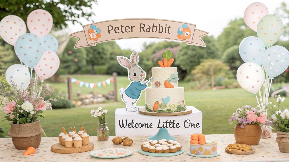 Peter Rabbit Baby Shower Ideas (2025): Creative & Adorable Ways to Celebrate Your Little One 1 peter rabbit baby shower ideas theme