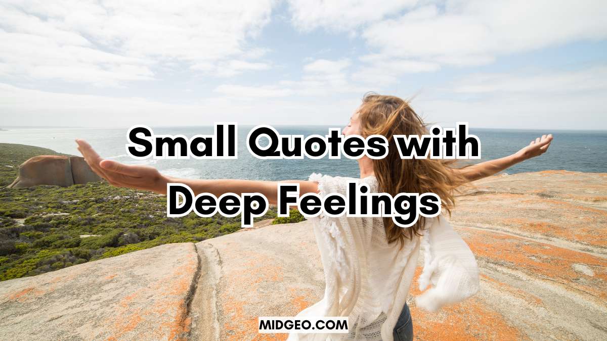 small quotes deep feelings
