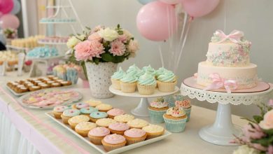 Baby Shower Dessert Table Ideas (2025): Stylish, Sweet & Budget-Friendly Setups to Wow Your Guests 20 baby shower dessert table with cupcakes, cookies, and styled decorations