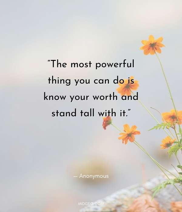 Know Your Worth Quotes: Empower Yourself with These Inspirational Words 3 i know my worth quotes