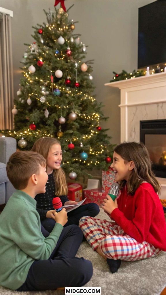 Would You Rather Christmas Edition (2025): 75+ Hilarious, Thought-Provoking & Family-Friendly Holiday Questions 2 kids answering christmas would you rather questions