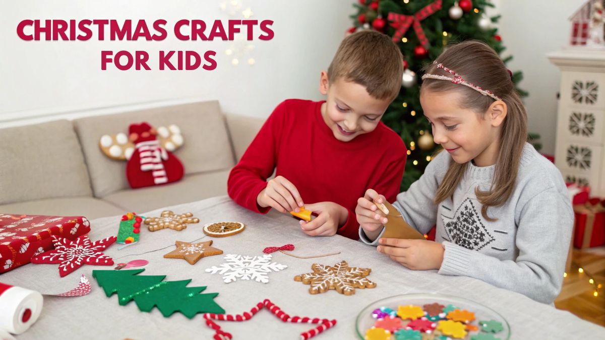 35+ Christmas Crafts for Kids Ideas to Spark Joy, Creativity, and Holiday Fun in 2025 1 Christmas crafts for kids – fun, simple, and creative holiday DIY ideas
