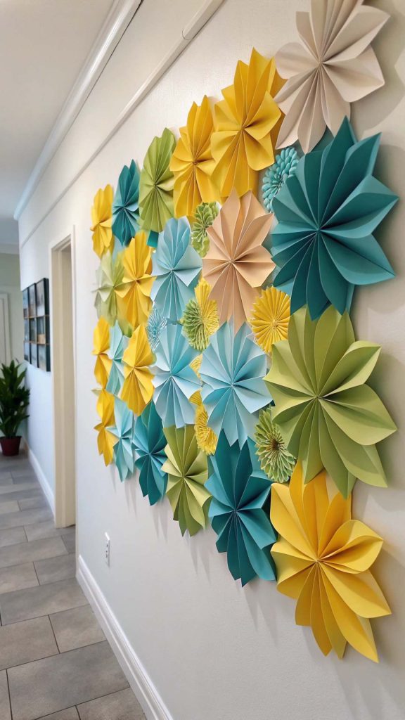 25+ Construction Paper Crafts for Adults That Are Creative, Useful & Fun to Try in 2025 3 DIY Paper Wall Art