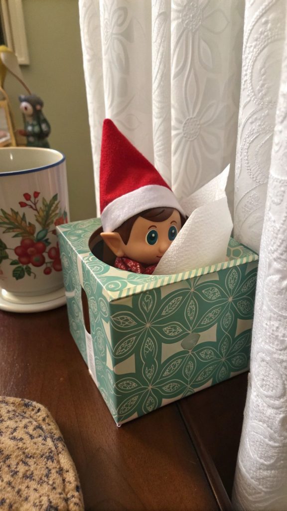 30 Elf on the Shelf Ideas for Toddlers: Easy, Fun & Magical Ways to Delight Little Ones This Christmas (2025 Edition) 4 Elf Playing Peekaboo