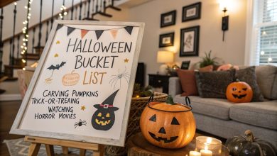 Halloween bucket list ideas and checklist for October