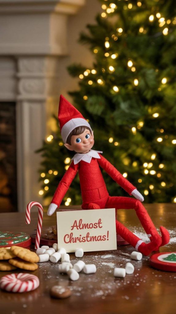 Night before christmas eve elf on the shelf ideas