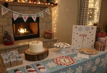 Winter birthday party ideas with cozy themes, decorations, and fun activities