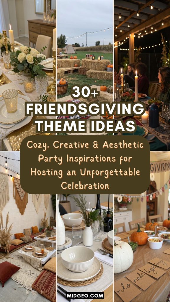 30+ Friendsgiving Theme Ideas 2025: Cozy, Creative & Aesthetic Party Inspirations for Hosting an Unforgettable Celebration 3 30+ Friendsgiving Theme Ideas Cozy, Creative & Aesthetic Party Inspirations