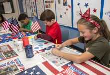 Veterans Day crafts for kids making patriotic art projects to honor heroes