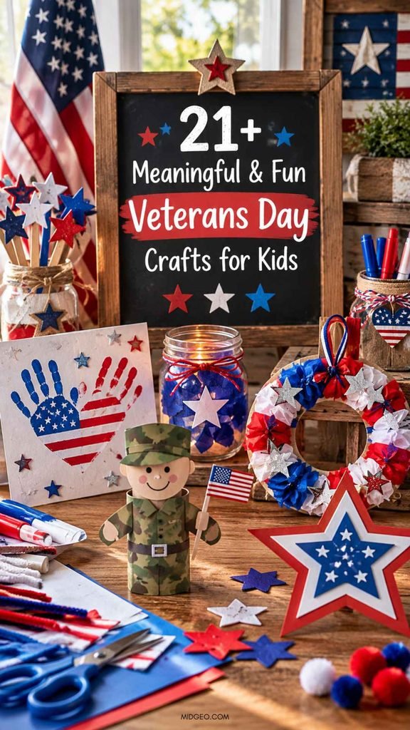 meaningful fun veterans day crafts for kids