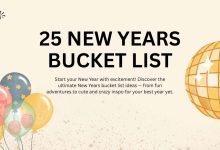 25 New Years bucket list