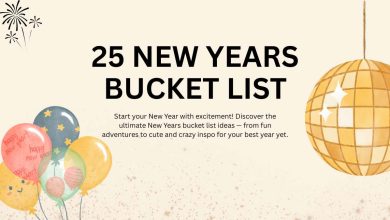 25 New Years bucket list