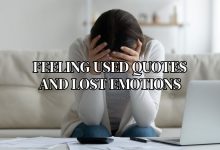 Heartbroken person reflecting on feeling used quotes and lost emotions