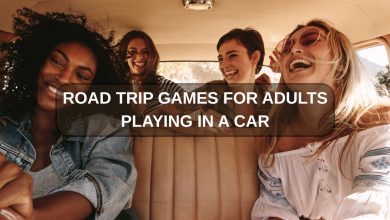 Road trip games for adults playing in a car