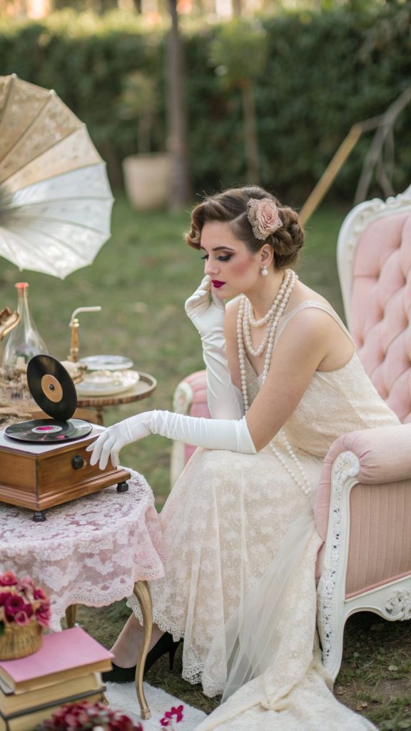 vintage inspired Valentines Day photoshoot