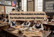 American revolution activities for students learning history
