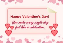 Valentines day messages written on romantic cards