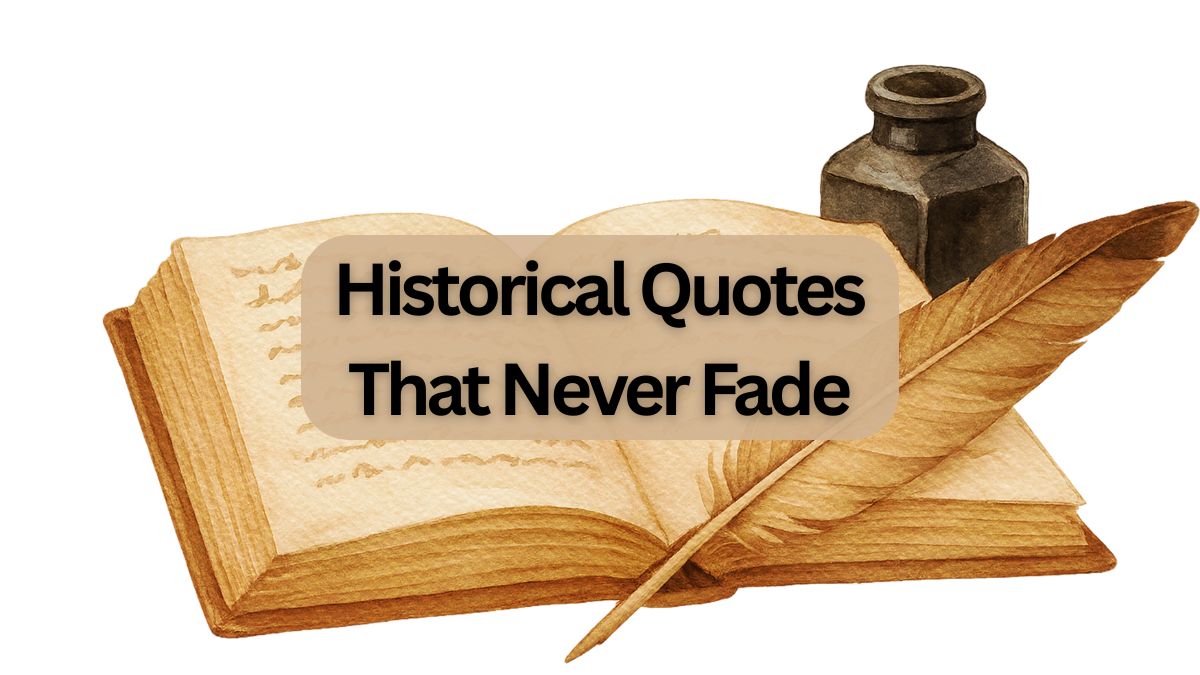 collection of elegant historical quotes from philosophers, royalty, and classic literature