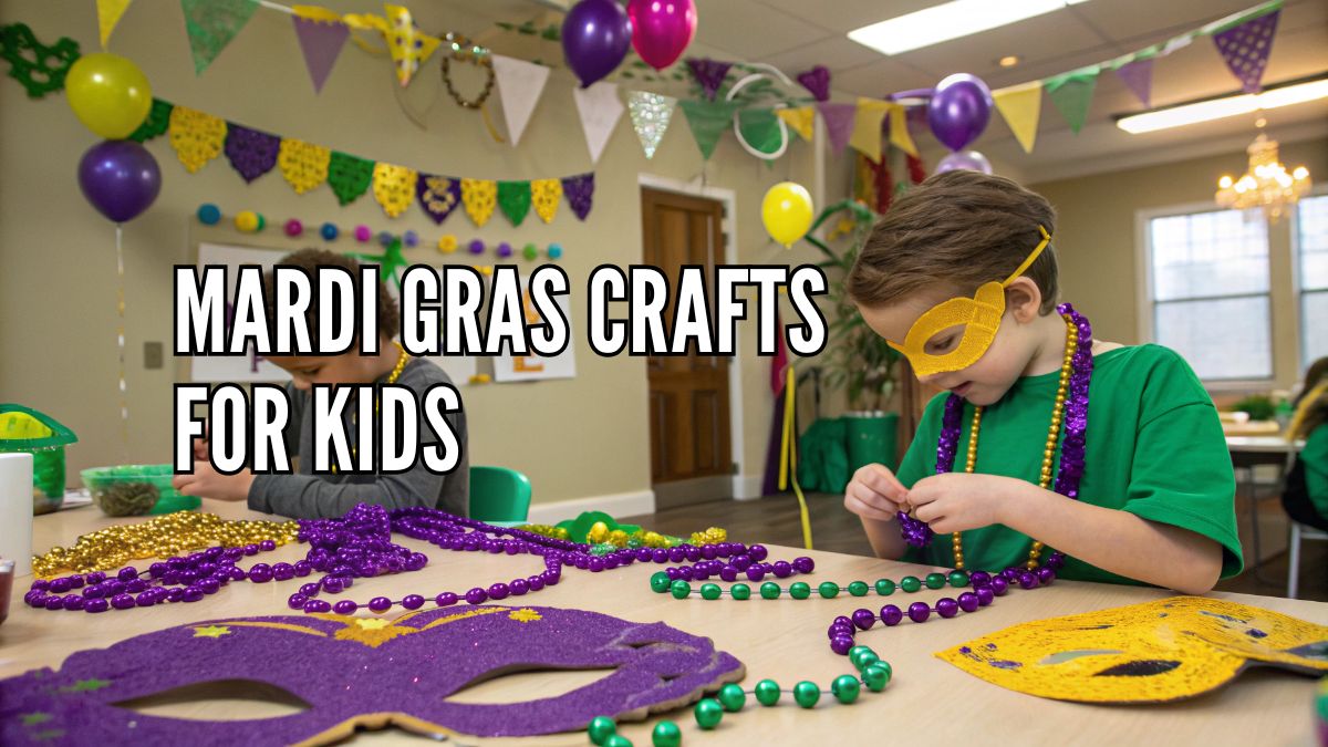 Mardi Gras Crafts for Kids