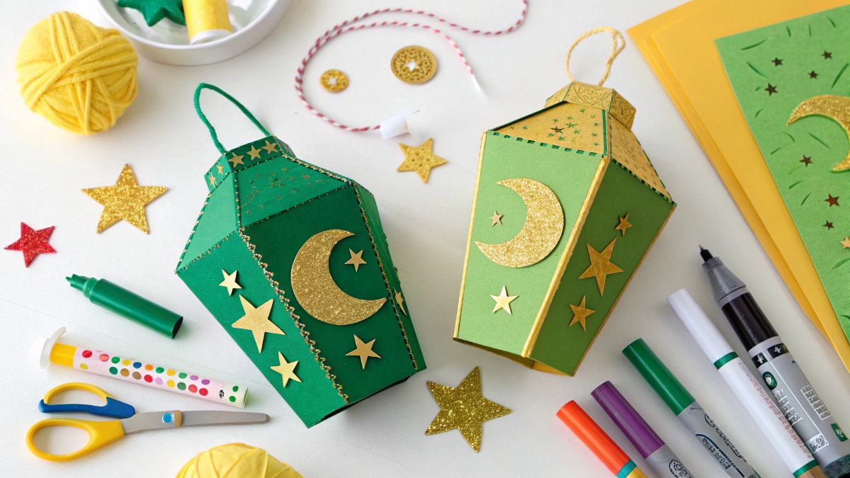 Ramadan crafts for kids activities using simple DIY materials