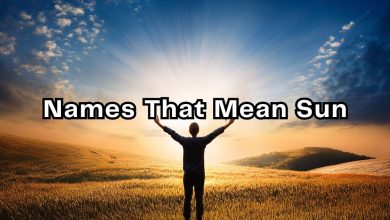 Names That Mean Sun
