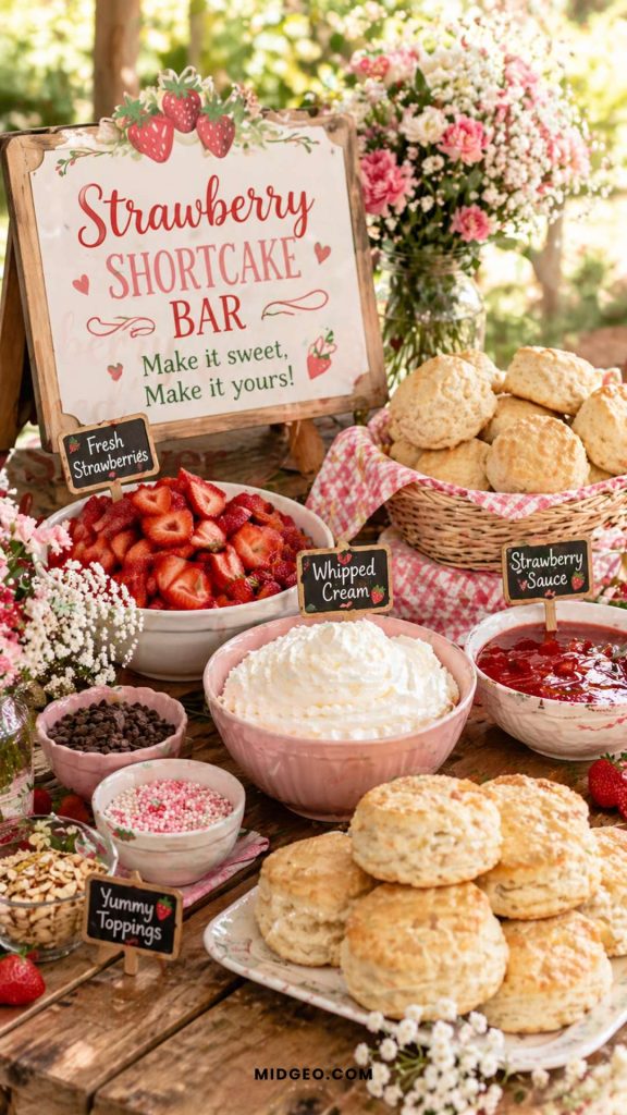 Strawberry Shortcake Bar Station