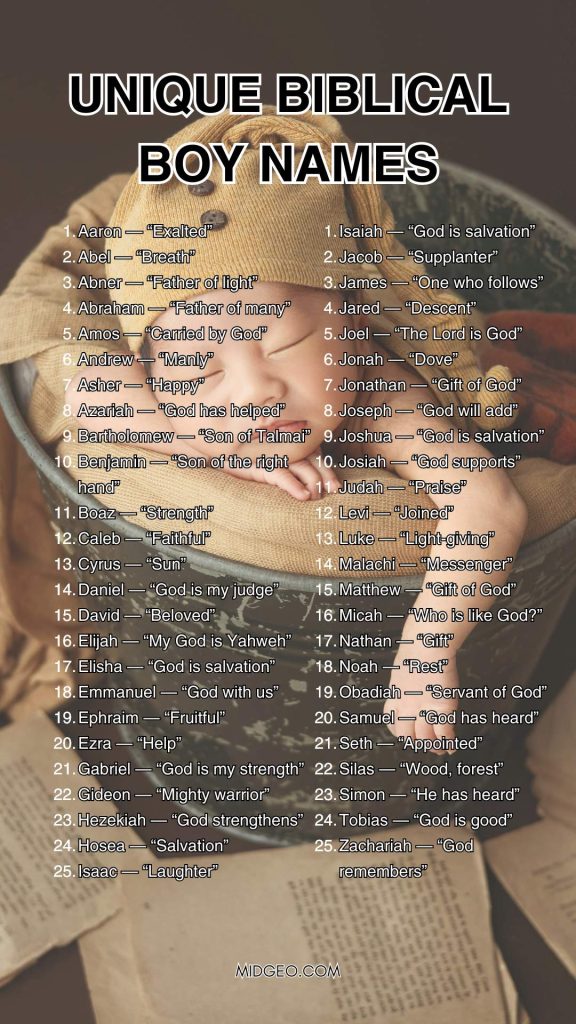 Unique Biblical Girl Names (1)