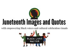 Juneteenth images and quotes with empowering Black voices and cultural celebration visuals